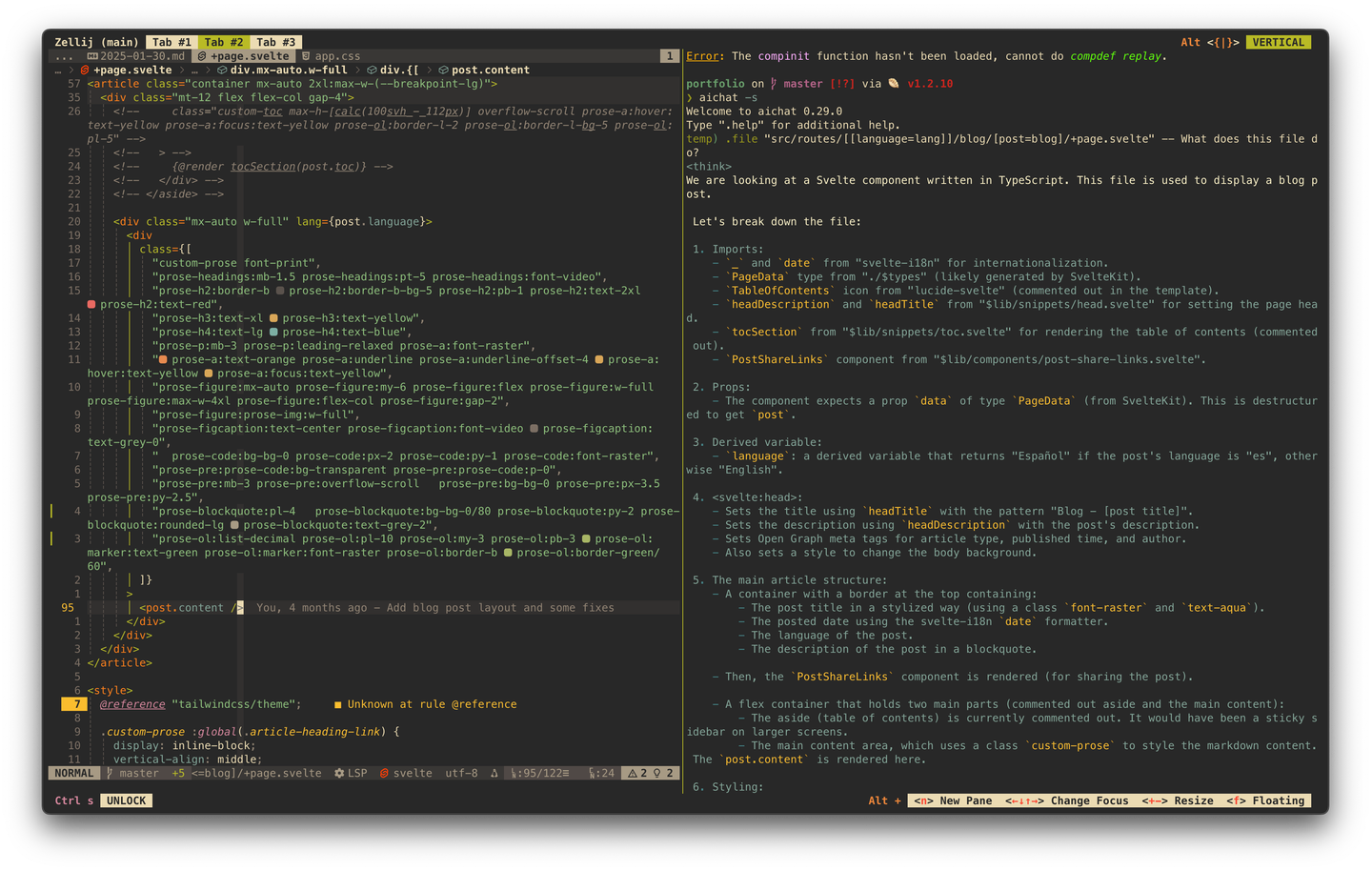 My current AI workflow with neovim